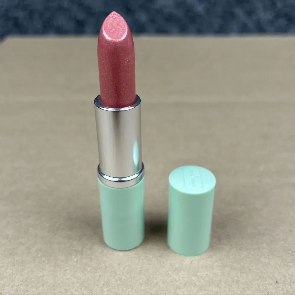Clinique Colour Surge Bare Brilliance Lipstick Pink Beach Green Tube #22 NOS